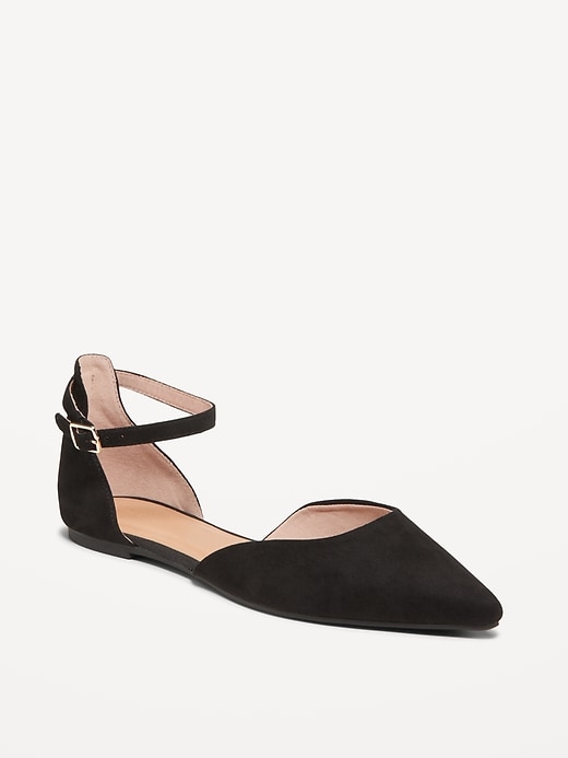 Ankle Strap D'Orsay Flats | Old Navy