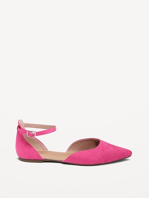 Image number 6 showing, Ankle Strap D'Orsay Flats