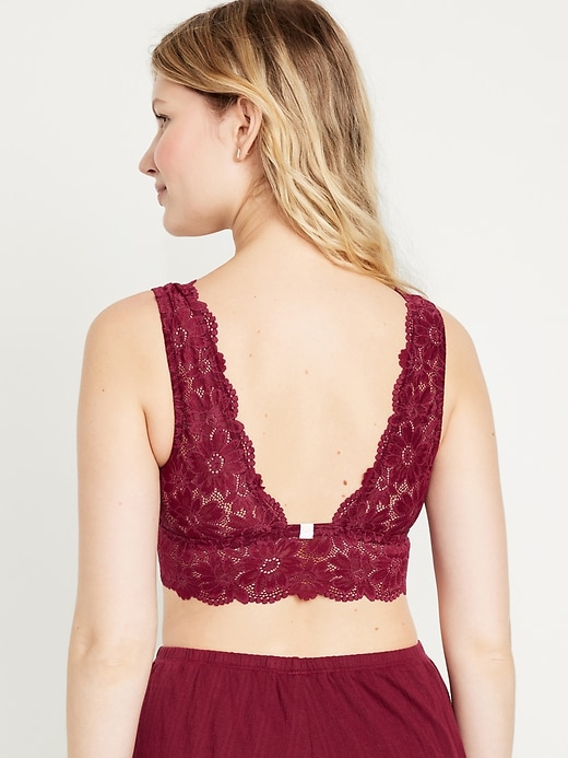Image number 2 showing, Lace Front-Close Bralette Top