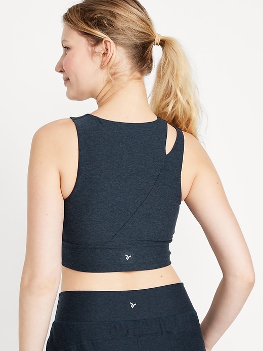 Image number 2 showing, Light Support Cloud+ Wrap-Front Sports Bra