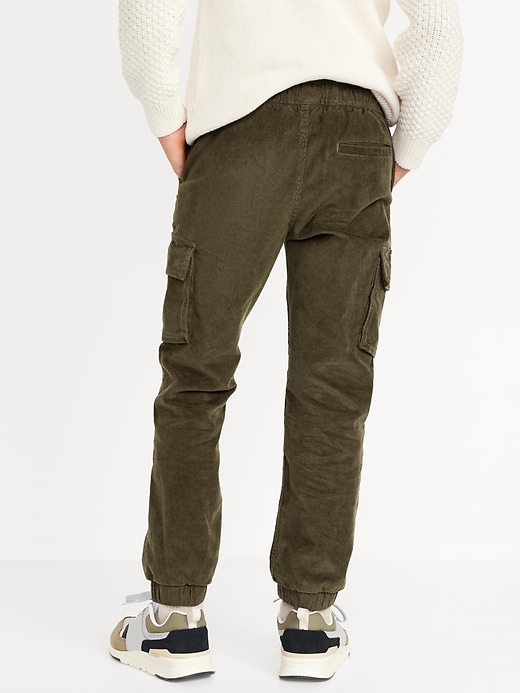 View large product image 2 of 5. Corduroy Cargo Jogger Pants for Boys