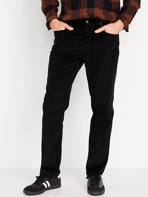 Image number 1 showing, Straight Five-Pocket Corduroy Pants