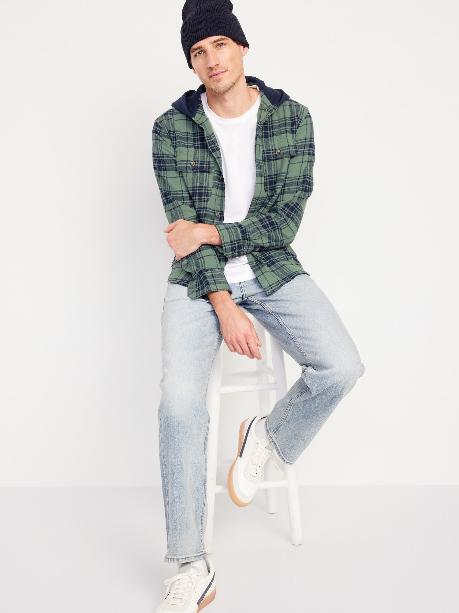 Hooded Flannel Shirt | Old Navy