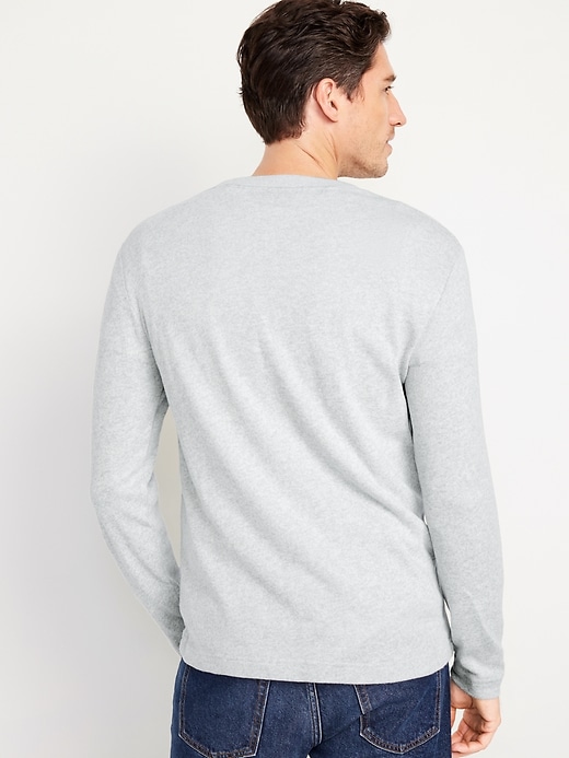 Image number 8 showing, Long-Sleeve Henley T-Shirt