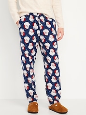 Double-Brushed Flannel Pajama Pants For Men