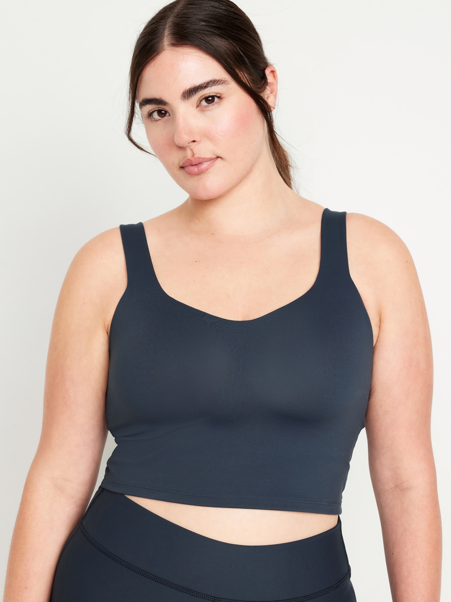 Base Ribbed Longline Sports Bra by WILO Online, THE ICONIC
