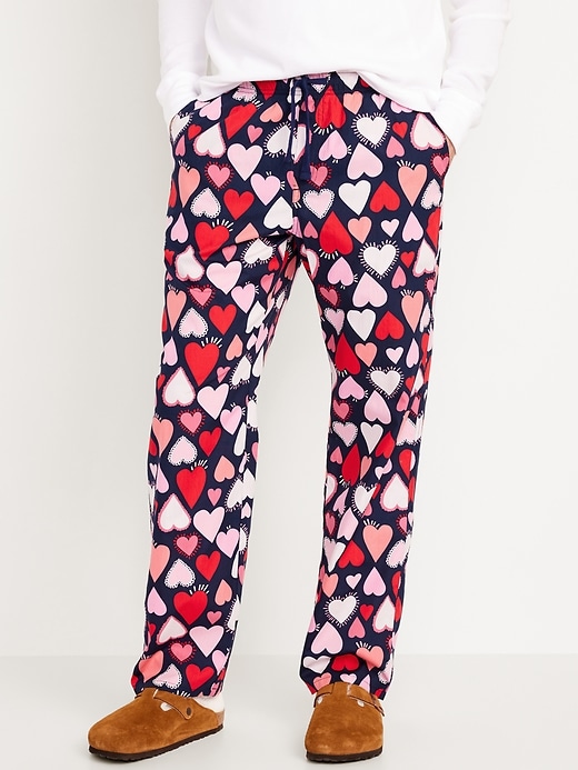 Image number 1 showing, Matching Print Pajama Pants