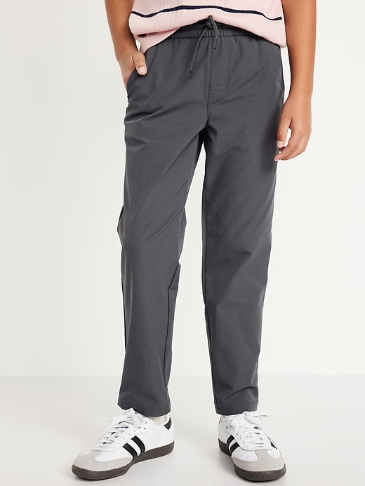 View large product image 1 of 4. Relaxed Pull-On Tech Taper Pants for Boys