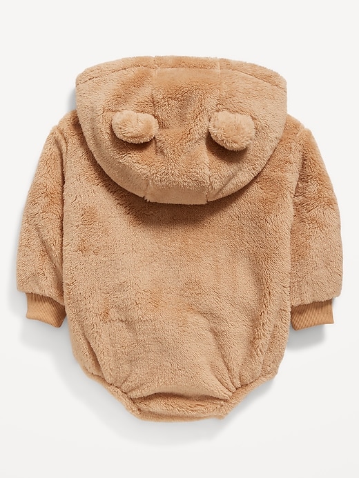 View large product image 2 of 2. Unisex Hooded Critter One-Piece Romper for Baby