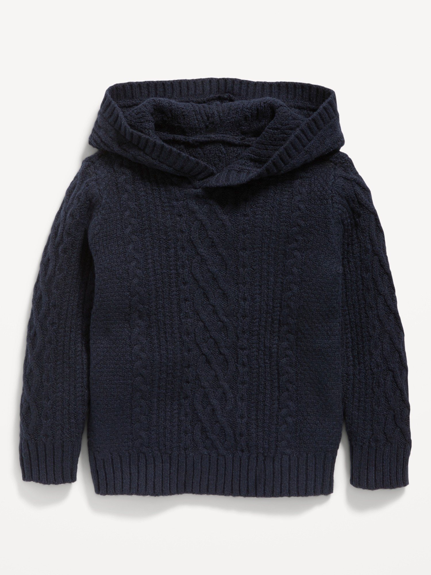SoSoft Long-Sleeve Cable-Knit Hoodie for Toddler Boys | Old Navy