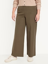 NWT Old Navy High Waisted Pixie Flare Size 12 Regular Pants Mocha Taffy  Color