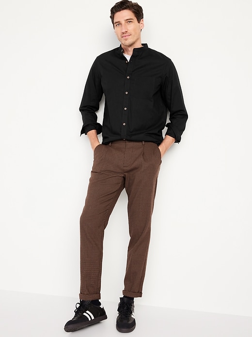 Image number 6 showing, Banded-Collar Non-Stretch Shirt