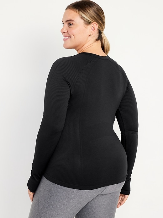 Long-Sleeve Seamless Performance Top for Women | Old Navy