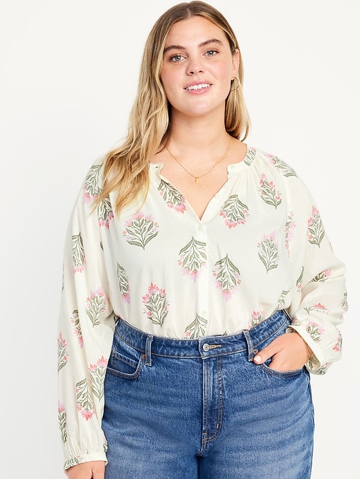 Image number 7 showing, Shirred Blouse
