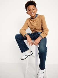 View large product image 3 of 5. Built-In Warm Straight Jeans for Boys