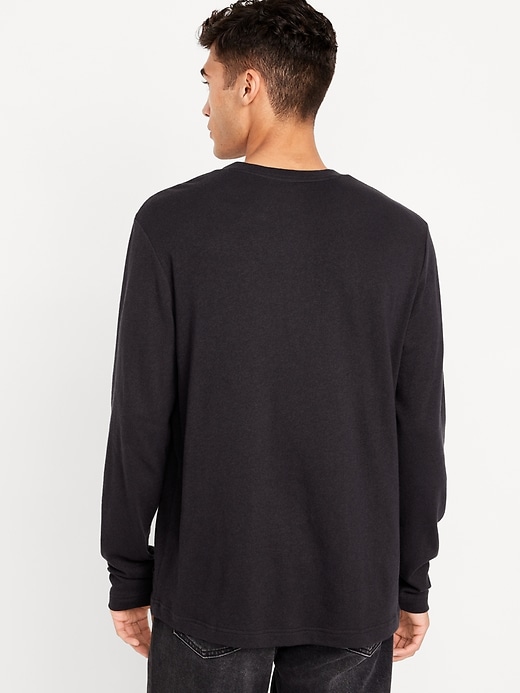 Image number 2 showing, Long-Sleeve Henley T-Shirt