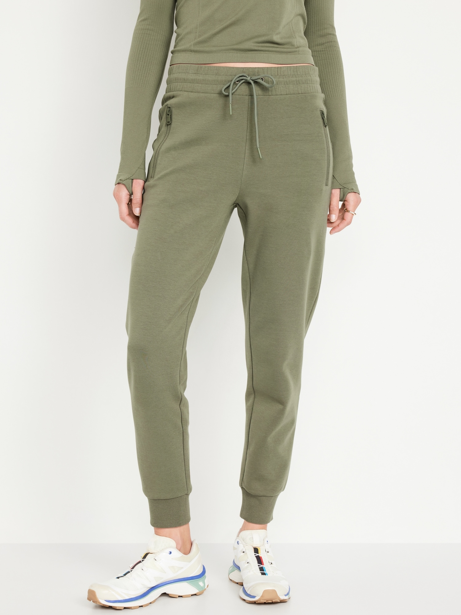 High-Waisted All-Seasons StretchTech Joggers