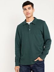 old navy polo, -> thrifted item, love the dark green