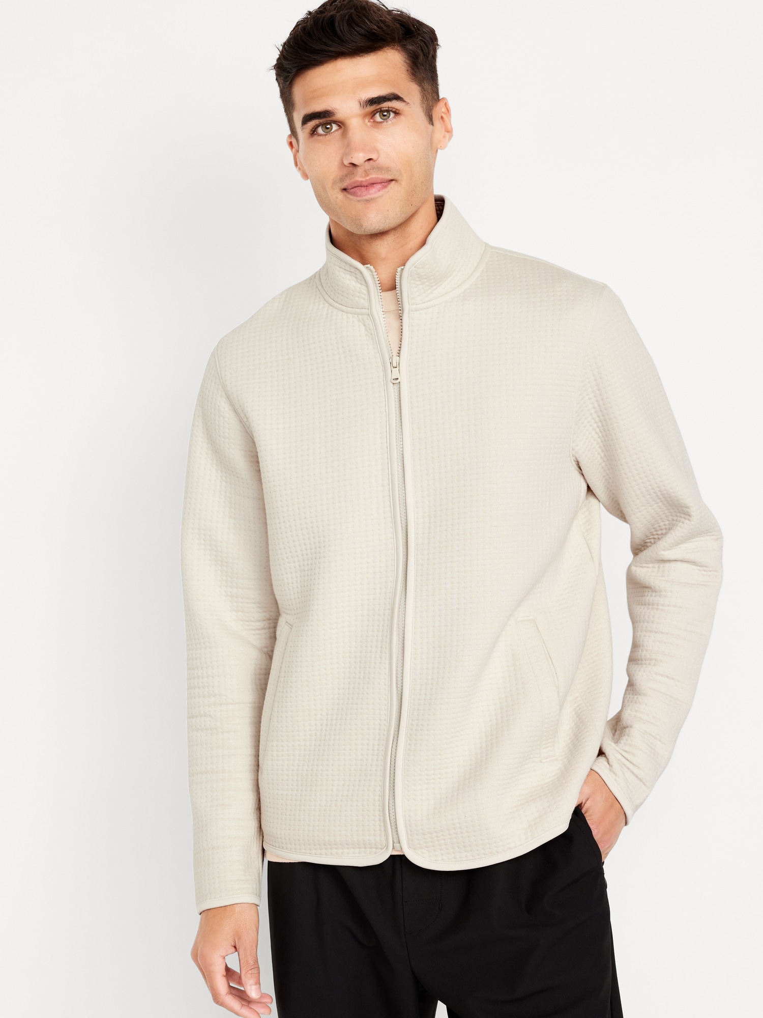 Quilted Fleece Full-Zip Jacket