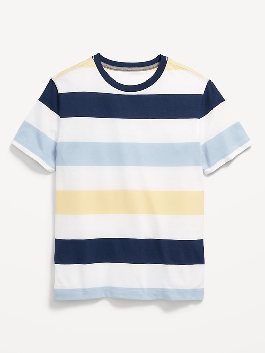 View large product image 1 of 1. Softest Short-Sleeve Striped T-Shirt for Boys