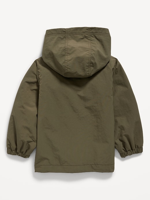View large product image 2 of 2. Unisex Water-Resistant Utility Pocket Jacket for Toddler