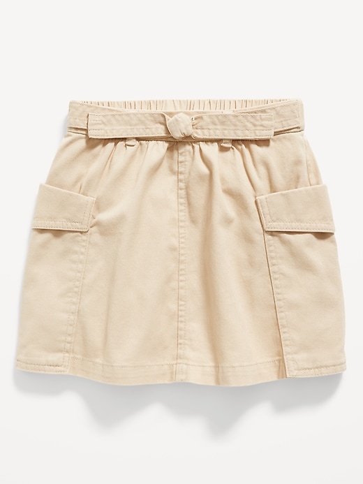 View large product image 1 of 1. Belted Cargo Skirt for Toddler Girls