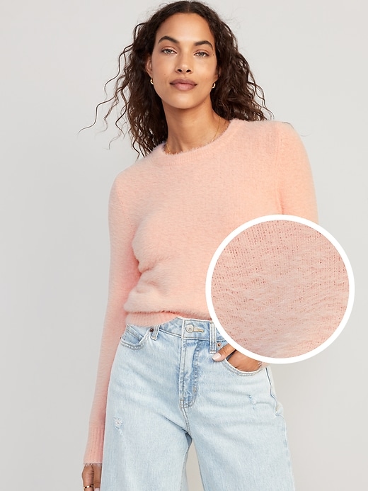 Image number 1 showing, Eyelash Sweater