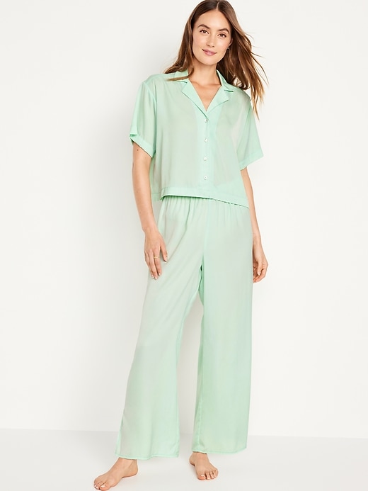 Old navy button online down pajamas