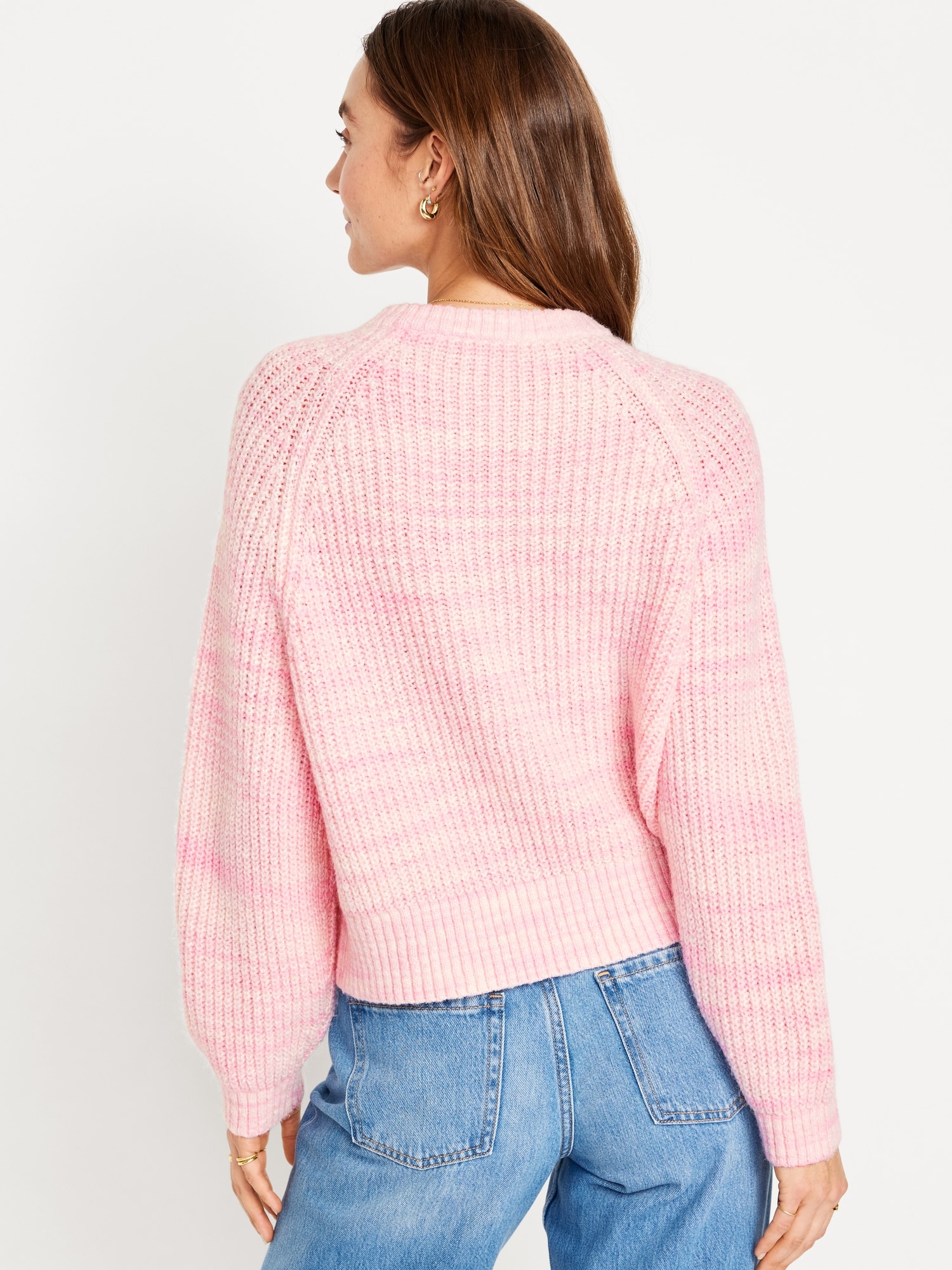 Cropped Crew-Neck Sweater | Old Navy