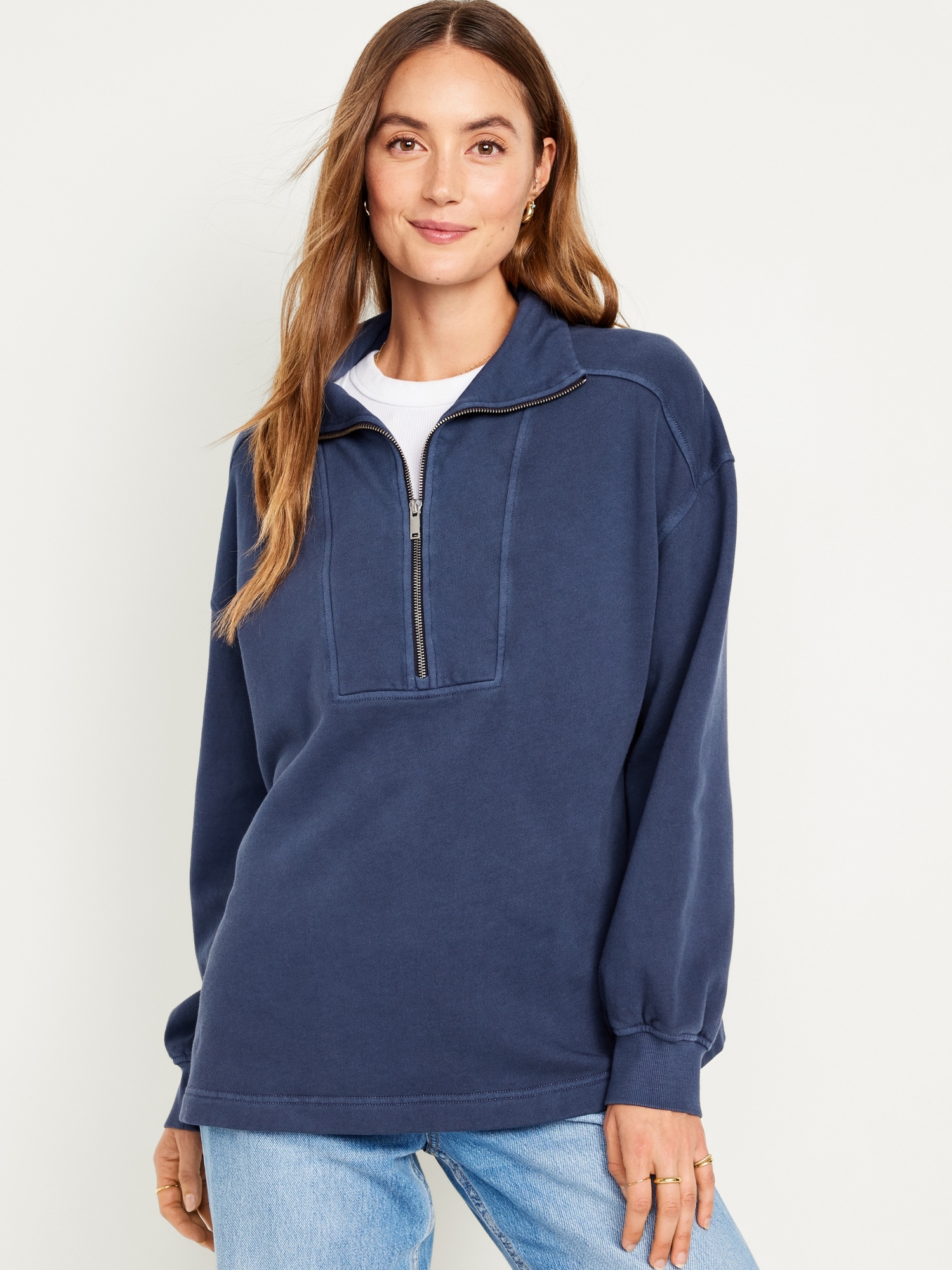 KGMTL Oversized Half-Zip Sweatshirt