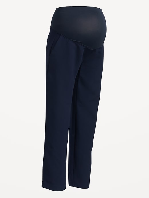 Navy maternity shops work trousers