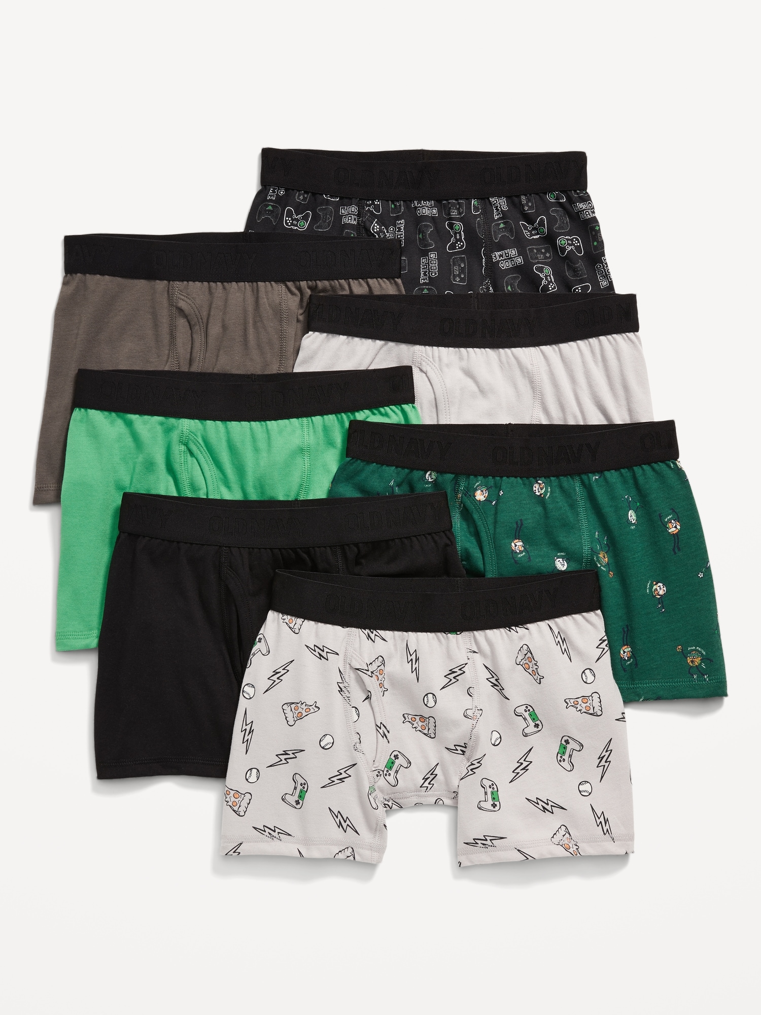 Boxer-Briefs Underwear 7-Pack for Toddler Boys