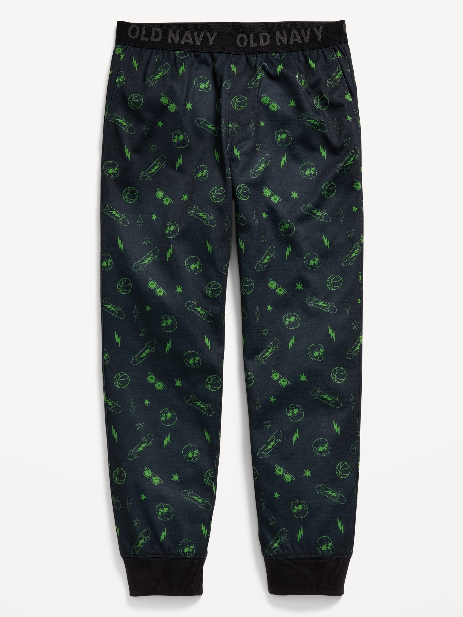 Printed Jersey-Knit Pajama Jogger Pants for Boys