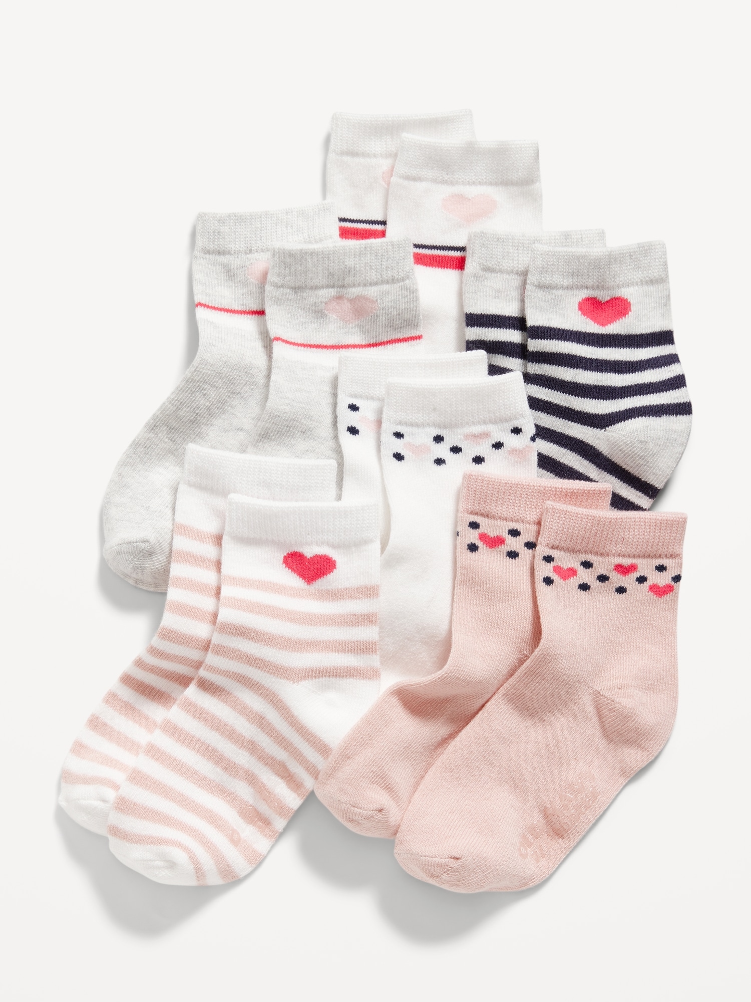 Unisex Crew Socks 6Pack for Toddler & Baby Old Navy