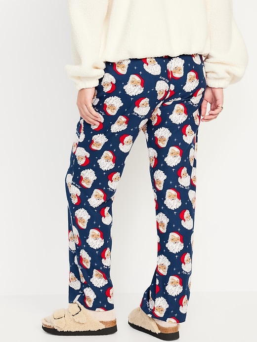 Image number 6 showing, Mid-Rise Flannel Pajama Pants