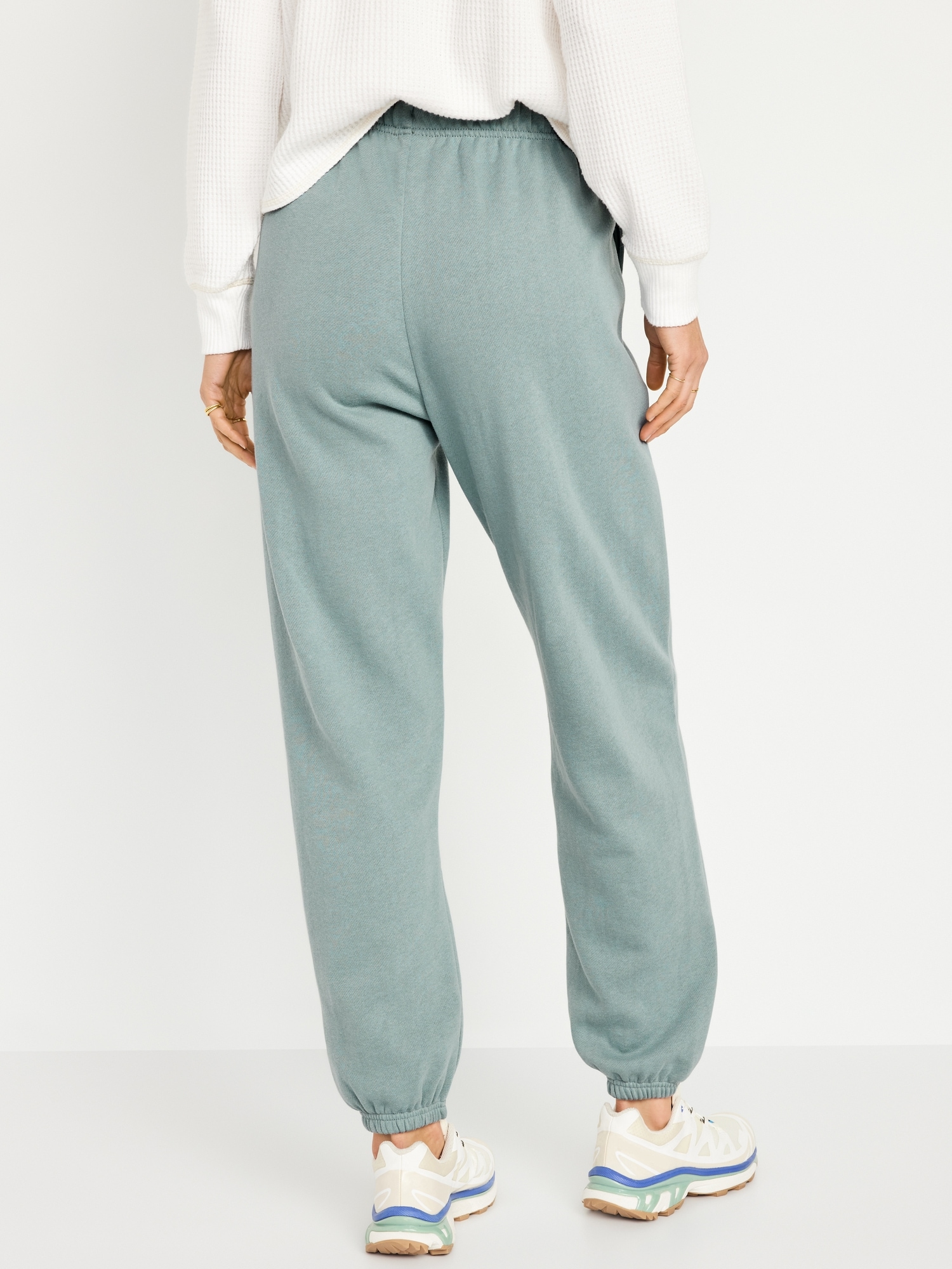  Women's Plus Size Super Soft Clinched Sweatpants (Grey