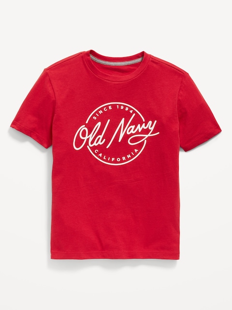 Short-Sleeve Logo-Graphic T-Shirt for Boys - Robbie Red