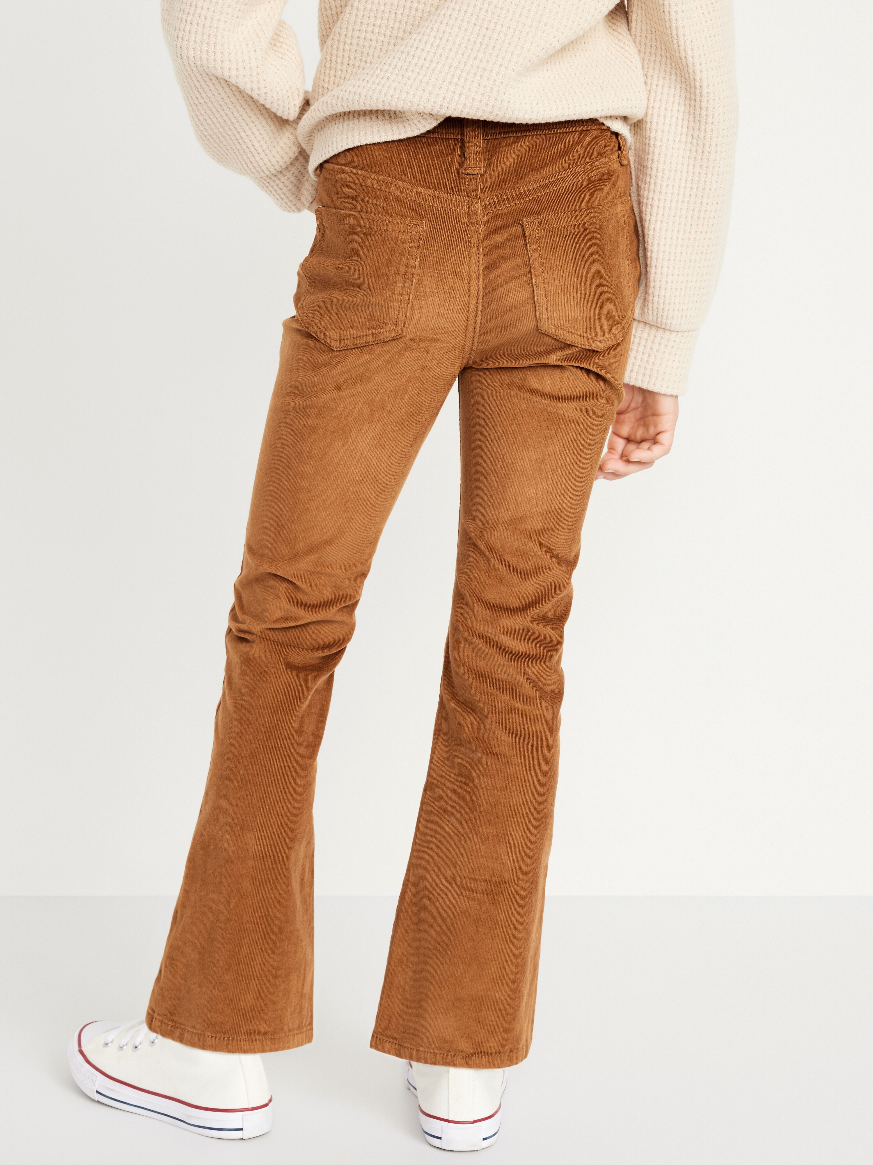 archive corduroy flare pants cutoff y2k