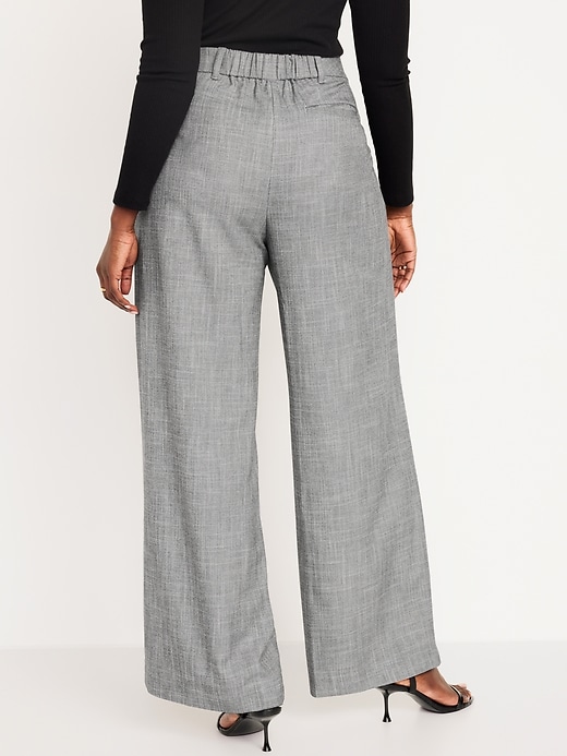 Image number 6 showing, Extra High-Waisted Taylor Super Wide-Leg Trouser Suit Pants