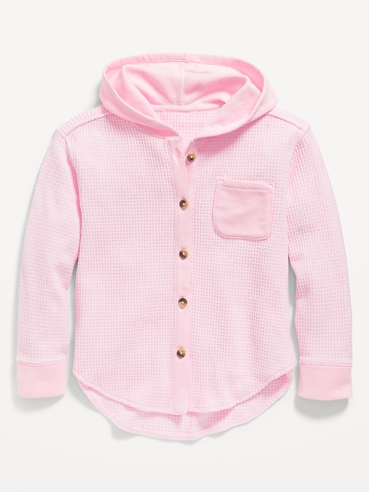 View large product image 1 of 1. Waffle-Knit Hoodie for Girls