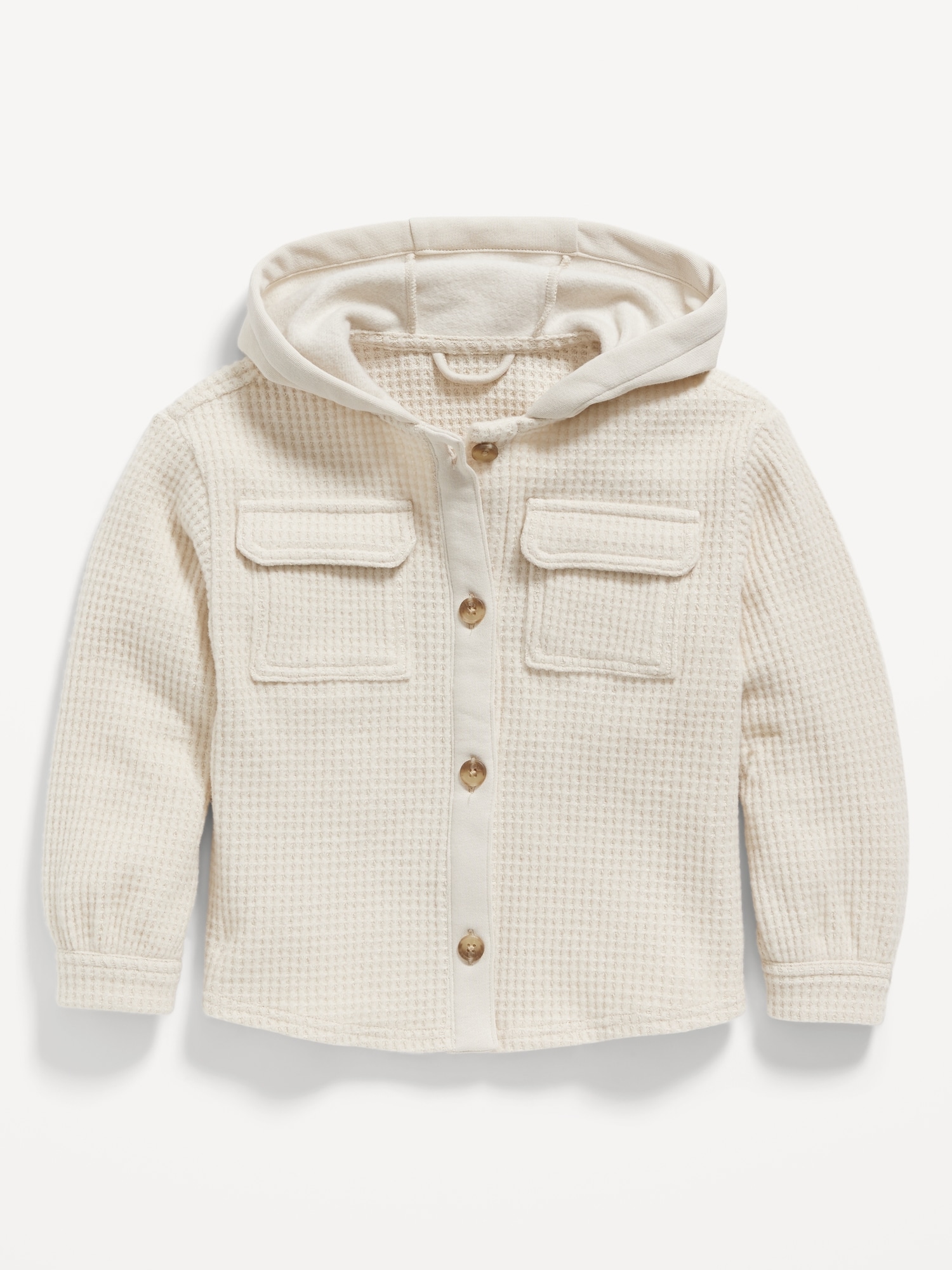 ThermalKnit Pocket ButtonFront Jacket for Toddler Girls Old Navy