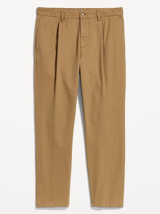 Image number 4 showing, Loose Taper Built-In Flex Pleated Ankle Chino