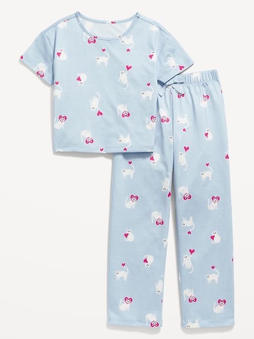 Cotton Jersey Pajamas - Light pink/Snoopy - Ladies