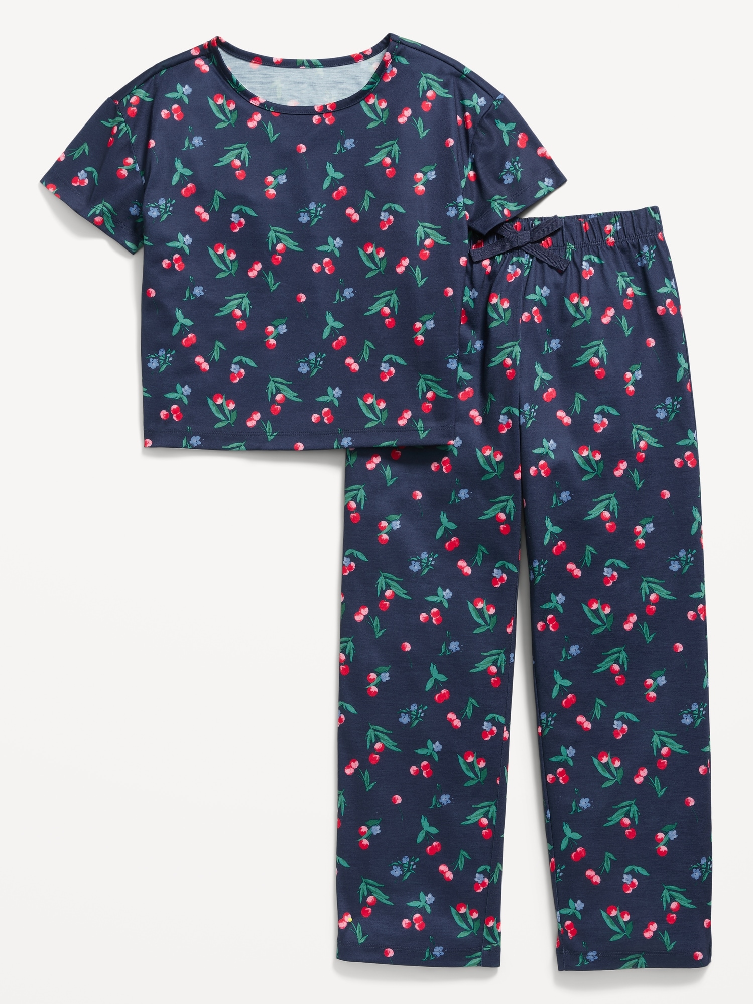 Printed Micro Fleece Pajama Jogger Pants For Boys