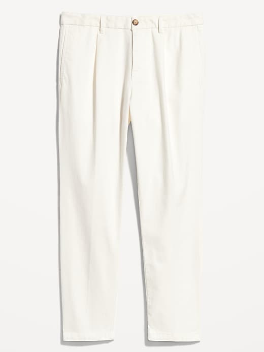 Image number 4 showing, Loose Taper Built-In Flex Pleated Ankle Chino