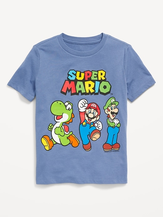View large product image 1 of 1. Super Mario™ Gender-Neutral Graphic T-Shirt for Kids
