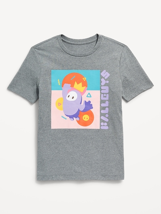 View large product image 1 of 2. Fall Guys™ Gender-Neutral Graphic T-Shirt for Kids