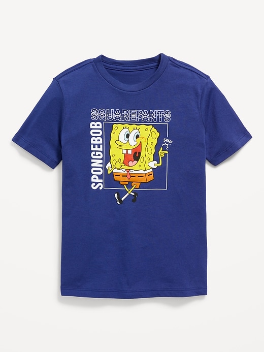 View large product image 1 of 2. SpongeBob SquarePants™ Gender-Neutral Graphic T-Shirt for Kids