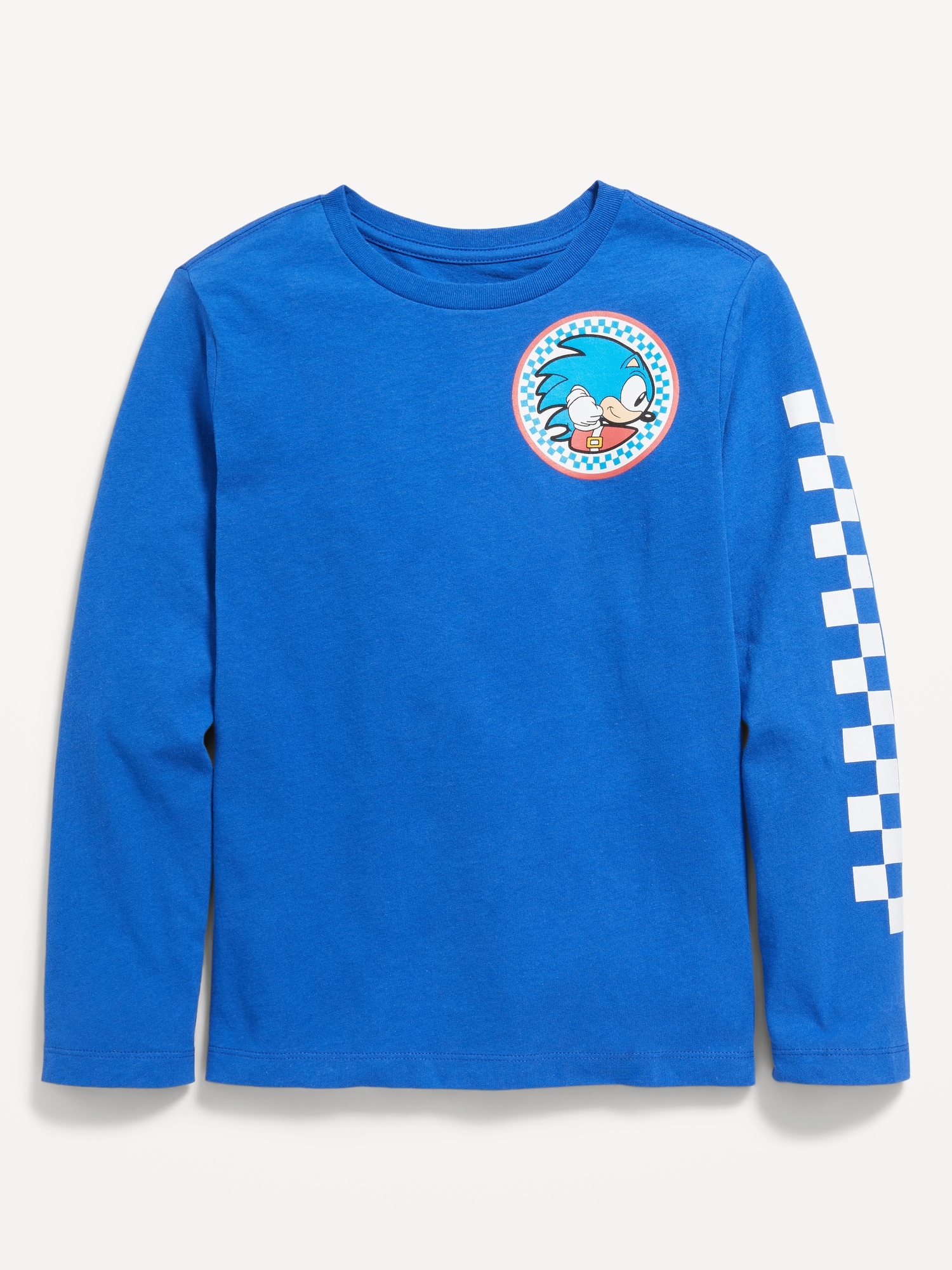 long-sleeve-sonic-the-hedgehog-gender-neutral-graphic-t-shirt-for-kids