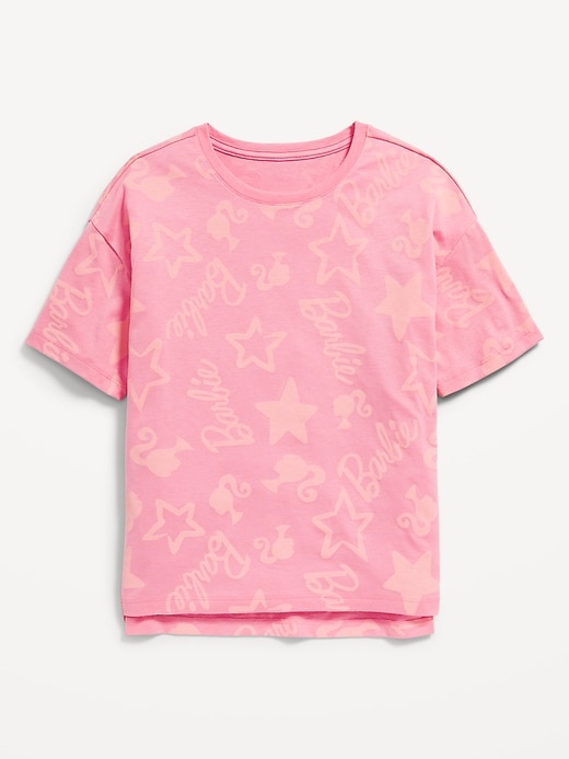 View large product image 1 of 1. Barbie™ Graphic Tunic T-Shirt for Girls